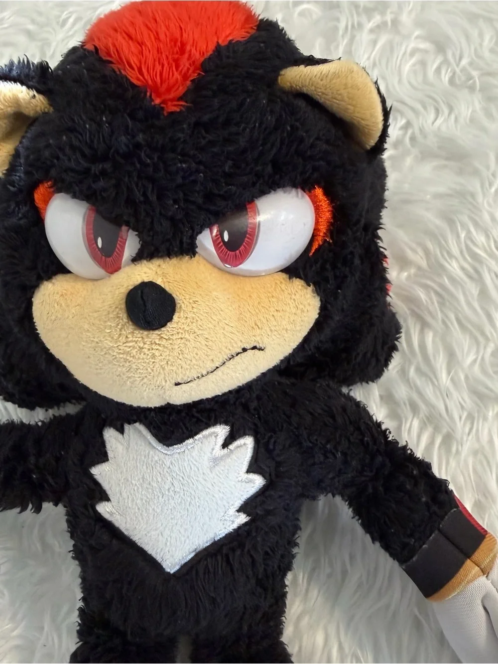 Sonic The Hedgehog 3 Black Shadow 14” Plush Jakks Pacific Stuffed Animal